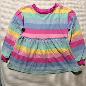 Kids Headquarters Multicolor Striped Long Sleeve Tee